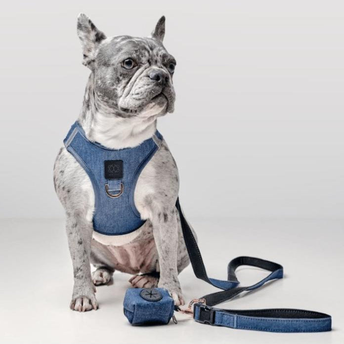 Poop Bag Holder Denim
