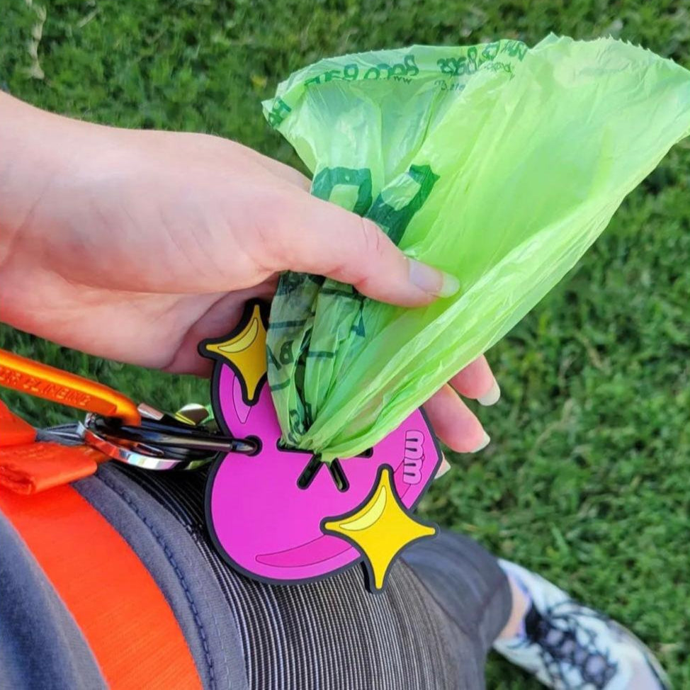 Sparkle Heart Poopy Loop® Poop Bag Holder