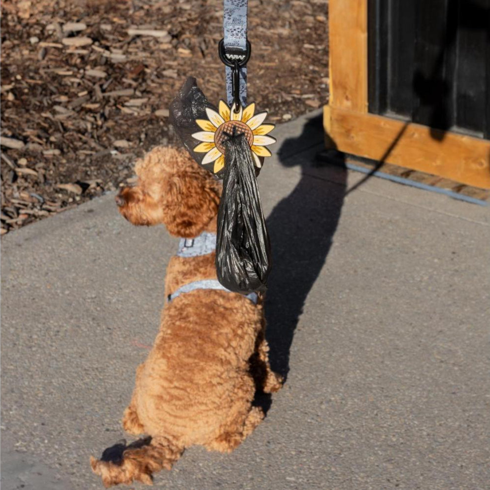 Sunflower Poopy Loop® Poop Bag Holder